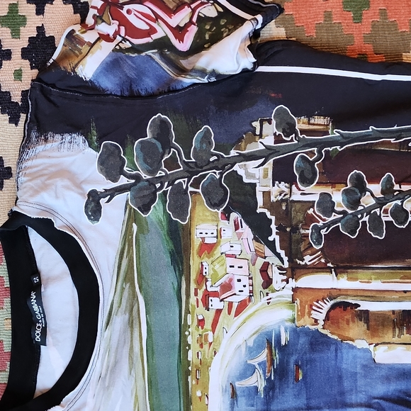 Dolce & Gabbana T-Shirt (Painting, L, slim fit) - Picture 4 of 9